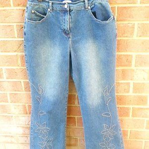 Vintage 90's Rhinestone Jeans
